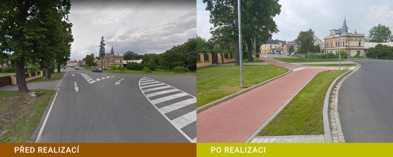 Město Uničov, Obec Újezd - Cyklostezka Šternberk - Uničov, k.ú. Brníčko, Újezd u Uničova