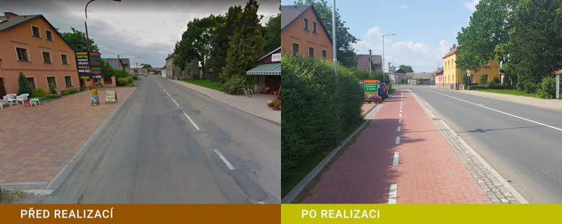 Město Uničov, Obec Újezd - Cyklostezka Šternberk - Uničov, k.ú. Brníčko, Újezd u Uničova