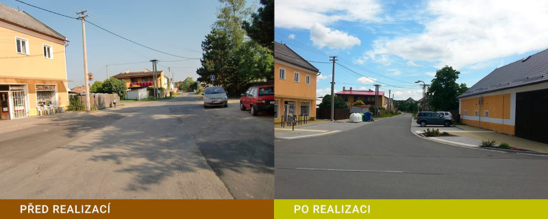 Obec Střeň - Revitalizace návsi a veřejných prostranství obce Střeně