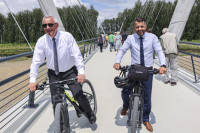 Cyklostezka Bečva má novou lávku a další kilometry navíc
