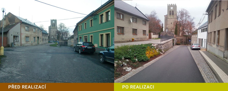 Obec Náklo - Oprava MK - Náklo Pecirek, Rekonstrukce místních komunikací v obci Náklo