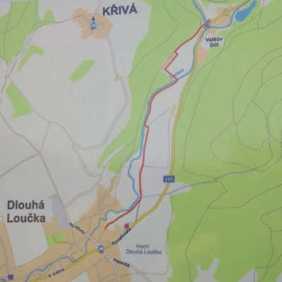 Neznámá cyklostezka Dlouhá Loučka - Valšovský Důl