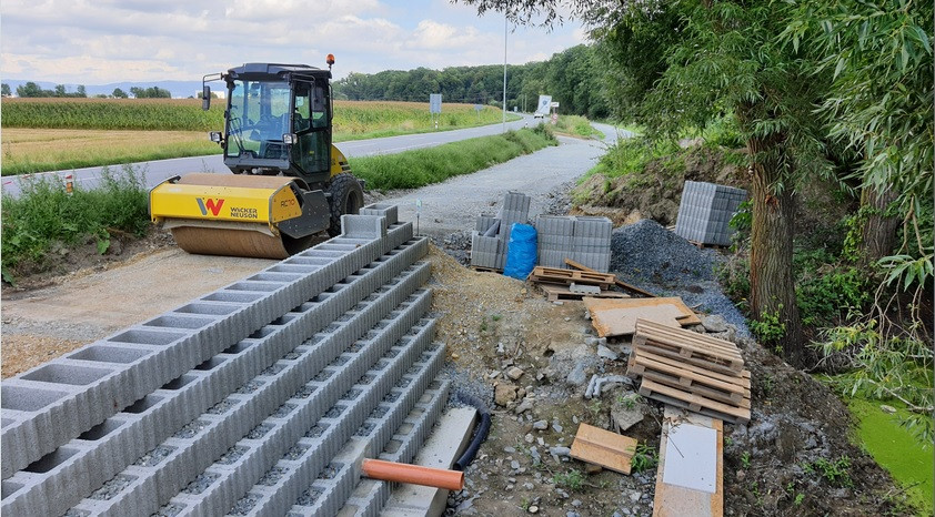 Zrealizované úseky cyklostezek od roku 2017