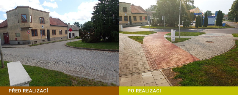 Město Kojetín - Rekonstrukce ulice Mlýnská