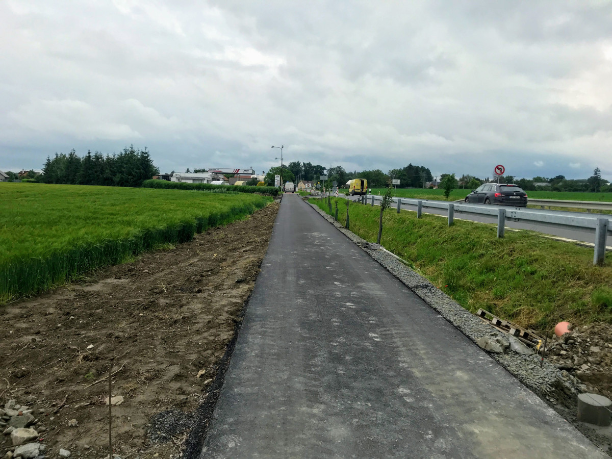 Ze Šternberka do Uničova bezpečně na kole již brzy