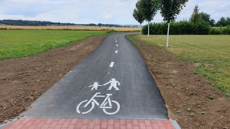 Stezka pro chodce a cyklisty Náměšť na Hané - Drahanovice