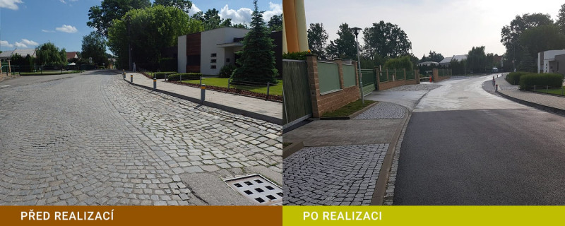 Město Kojetín - Rekonstrukce ulice Mlýnská