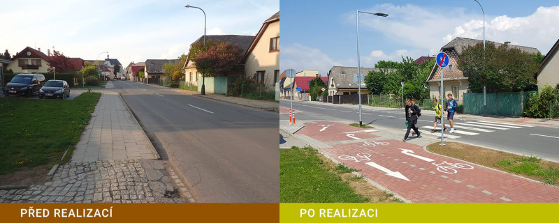 Město Uničov - Chodník a stezka podél ul. Olomoucká mezi ul. Nemocniční a Malé Novosady