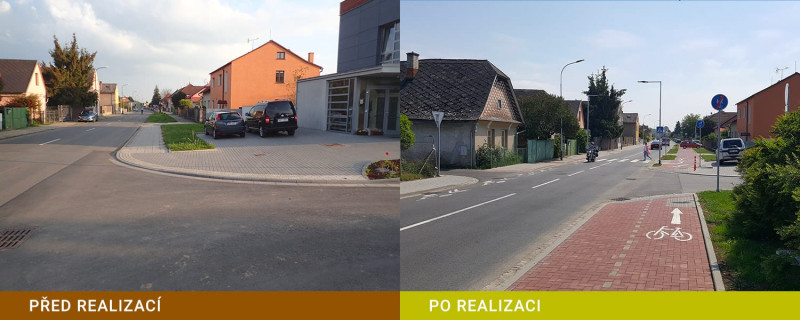 Město Uničov - Chodník a stezka podél ul. Olomoucká mezi ul. Nemocniční a Malé Novosady
