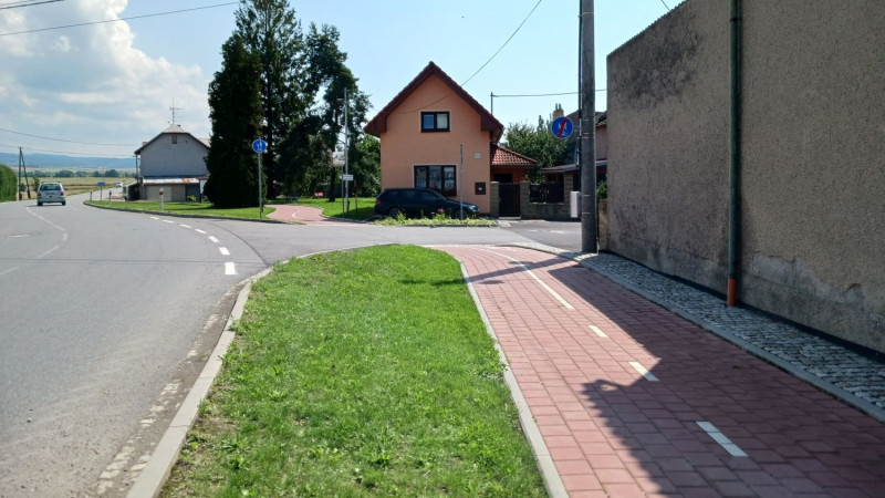 Stezka pro chodce a cyklisty Šternberk - Uničov, k.ú. Mladějovice u Šternberka - II.A etapa